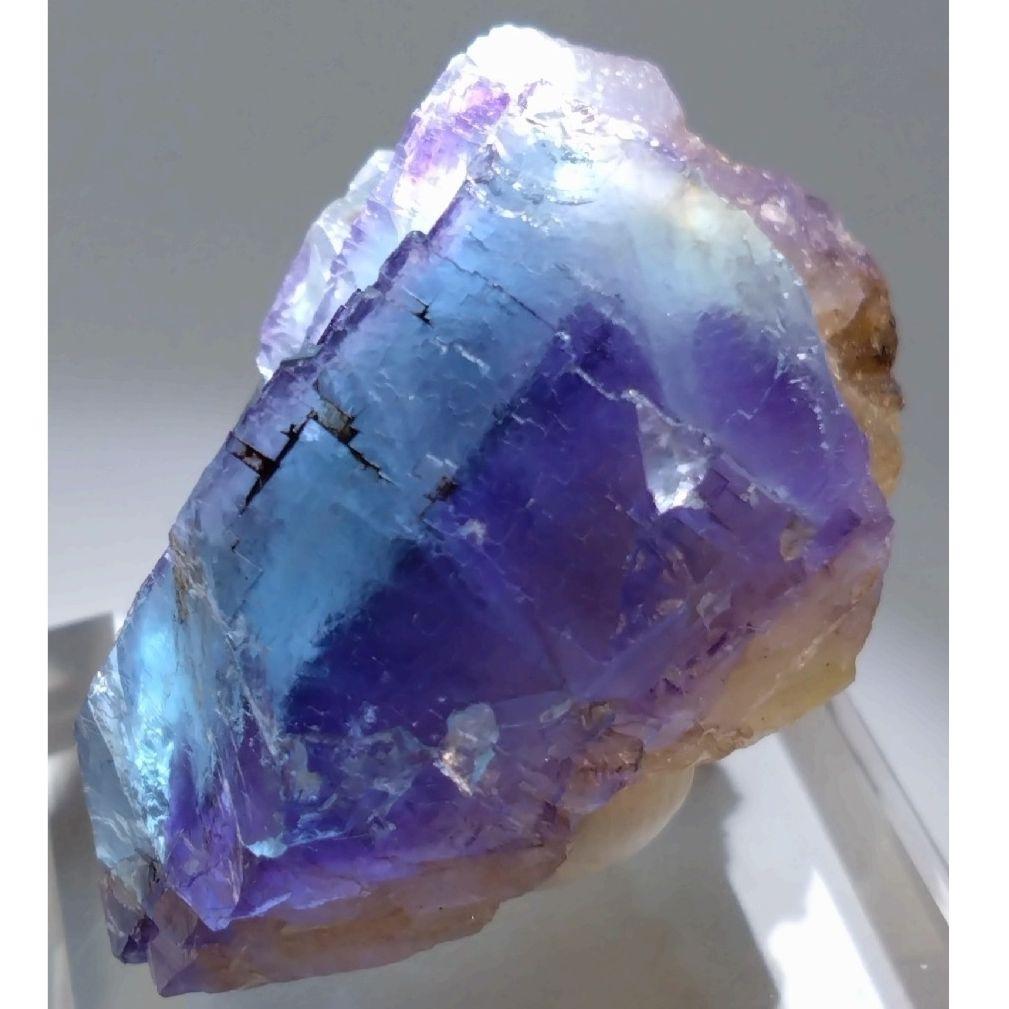 イリノイ　アメリカ産　ブルー　フローライト　鉱物　標本　原石