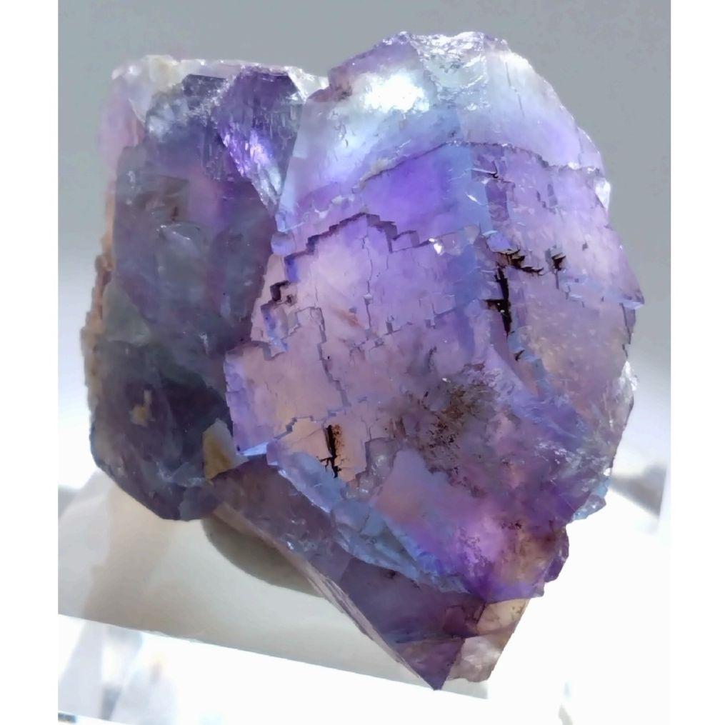 イリノイ　アメリカ産　ブルー　フローライト　鉱物　標本　原石