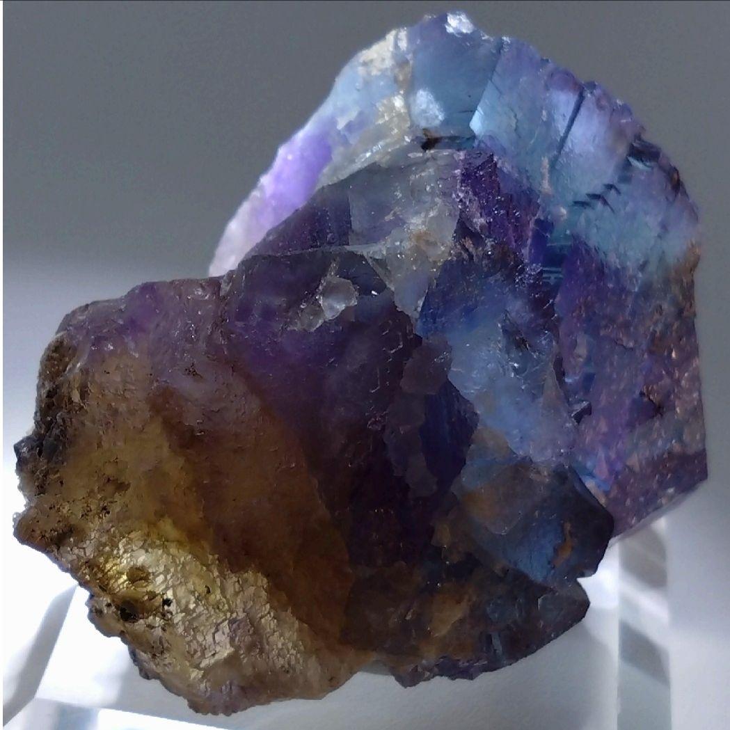 イリノイ　アメリカ産　ブルー　フローライト　鉱物　標本　原石