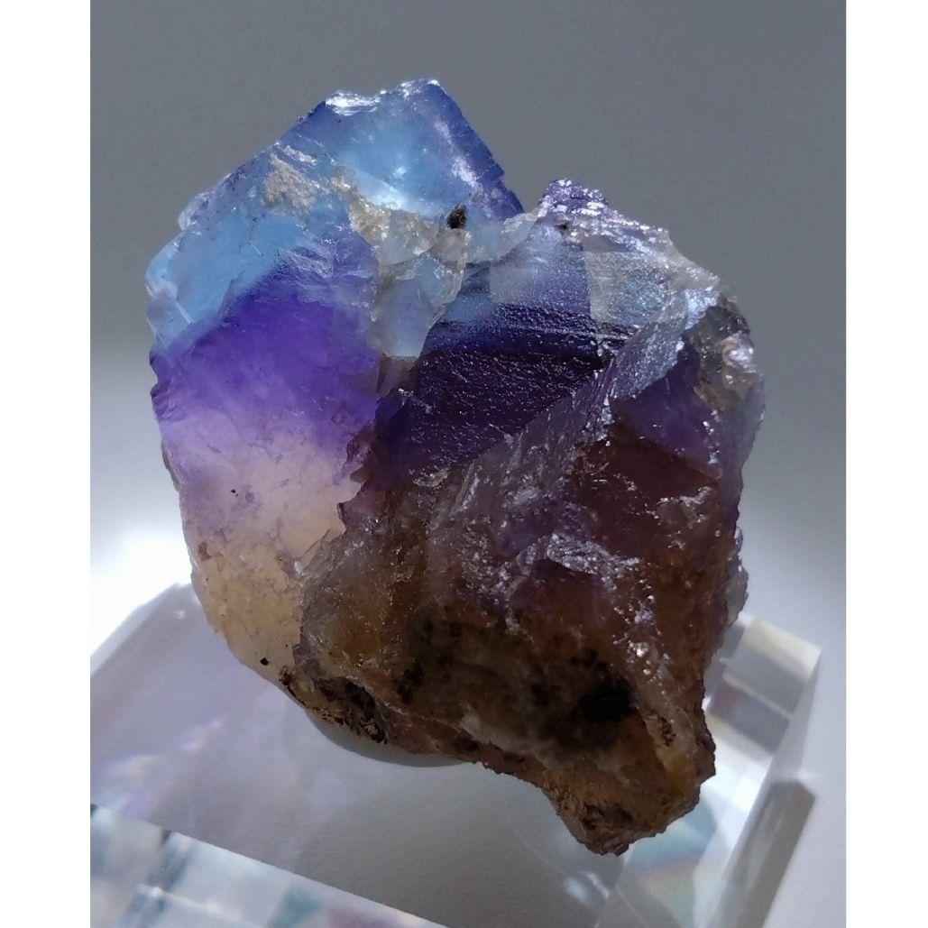 イリノイ　アメリカ産　ブルー　フローライト　鉱物　標本　原石