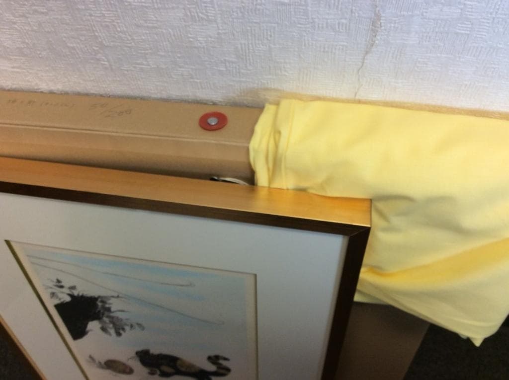 美品 フジ子・ヘミング 「猫十態 ダンゴ君」直筆サイン・限定50/200 木版画