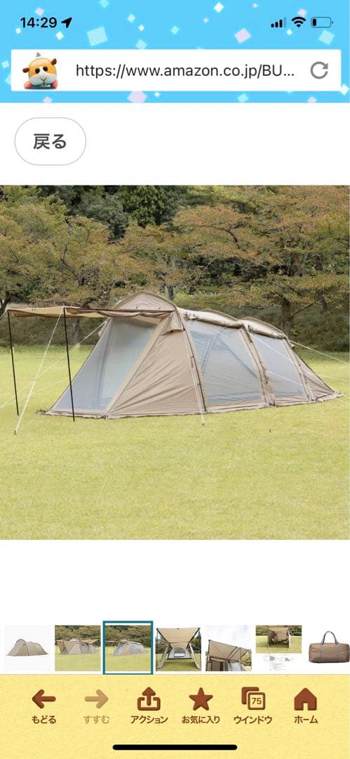 BUNDOK⭐︎アングラー2ルーム⭐︎バンドックテント