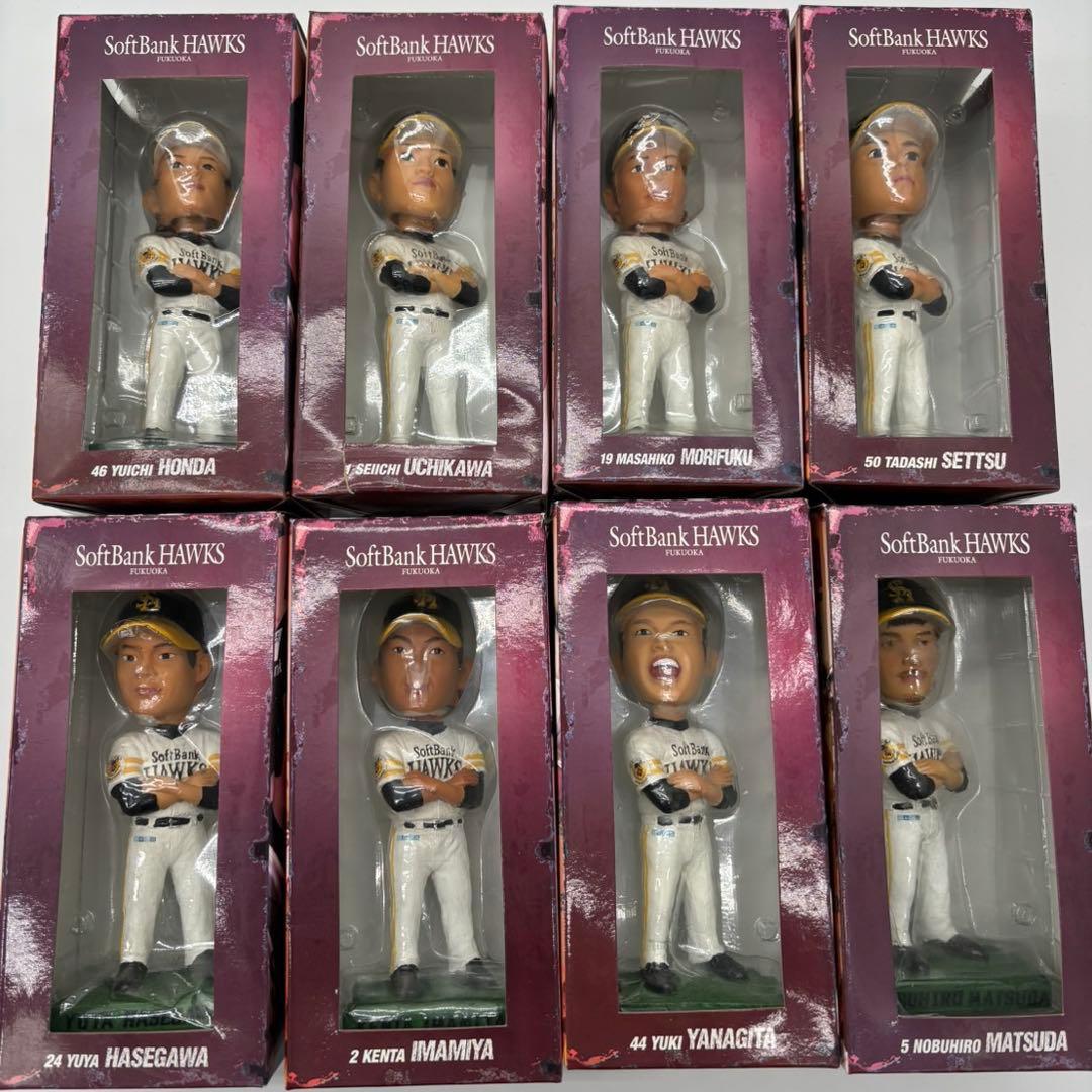 福岡ソフトバンクホークス　2014年限定8選手 ボブルヘッド