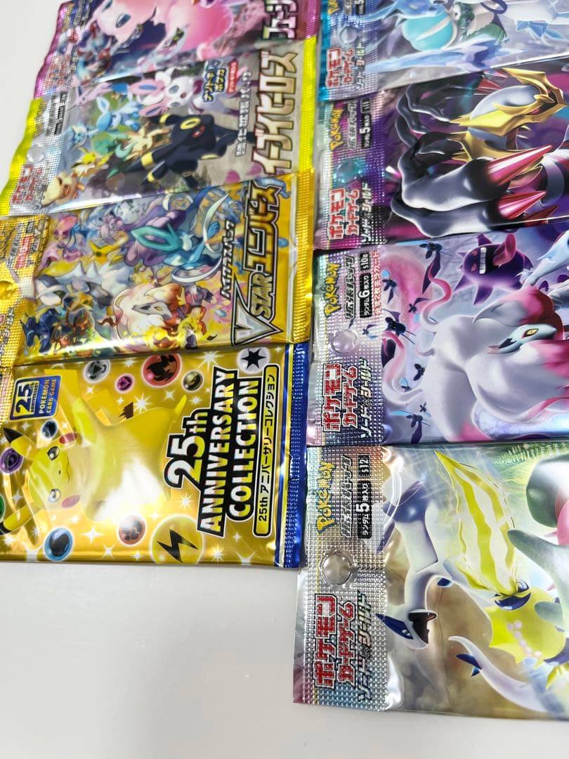 25thVstarヒーローズ白銀漆黒などポケモンカード未開封パック《ポケカ