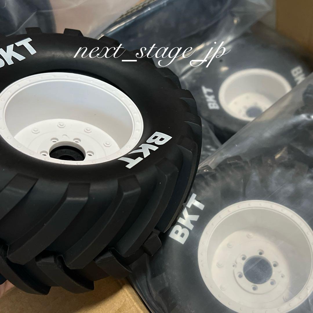 【4本】1/8 USA-1等 モンスタートラック 高品質タイヤ ホイールセット