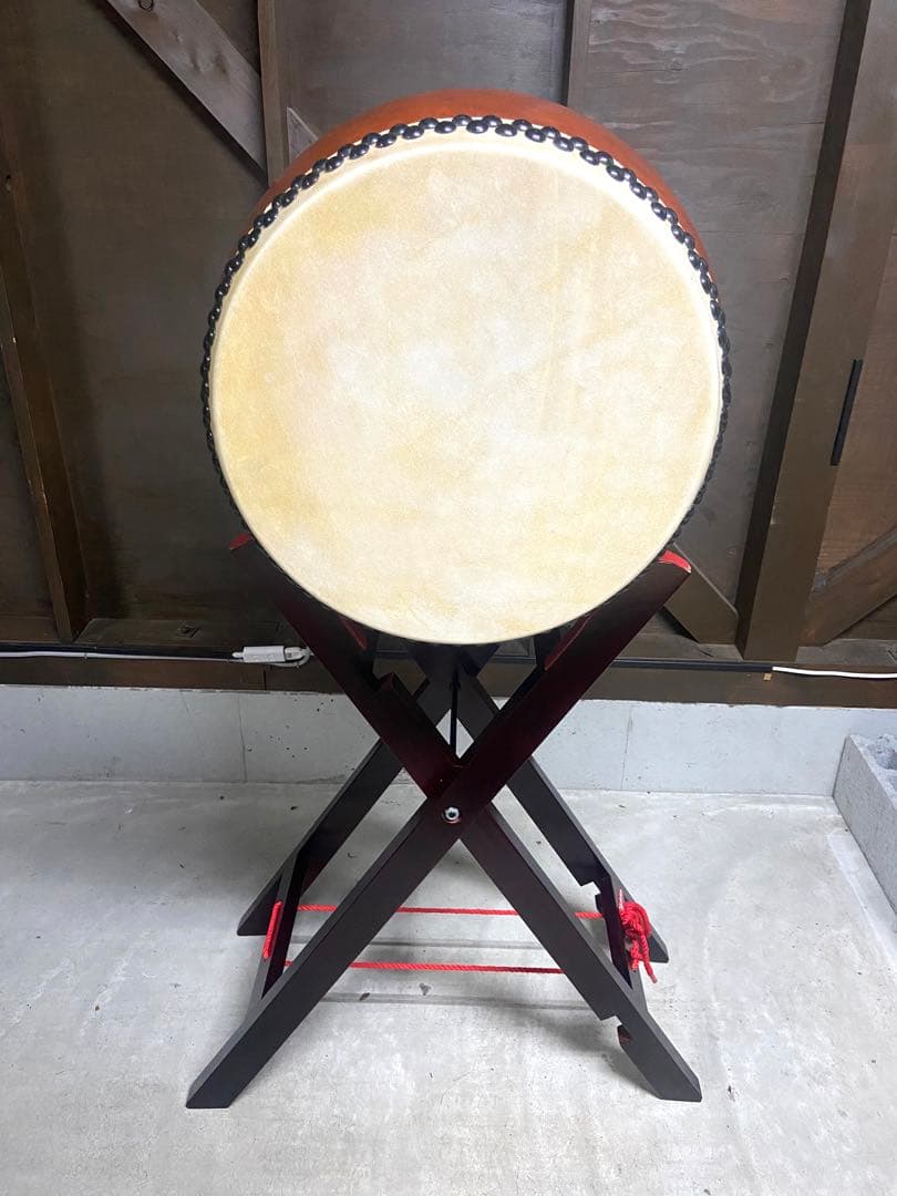 【高級タモ材】　諏訪工芸　長胴太鼓　1.6尺　耳無し