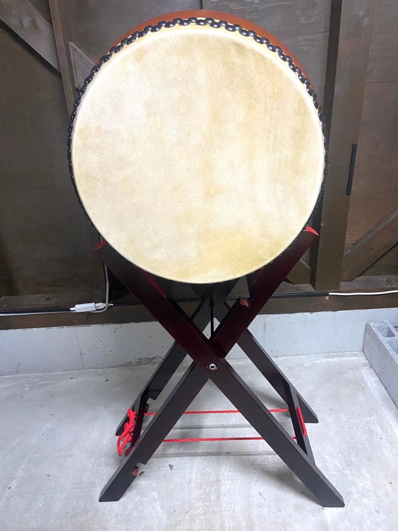 【高級タモ材】　諏訪工芸　長胴太鼓　1.6尺　耳無し