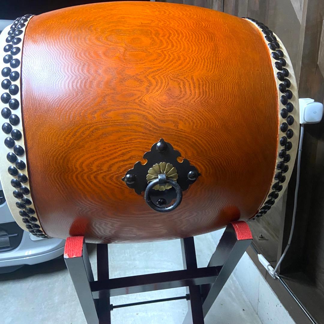 【高級タモ材】　諏訪工芸　長胴太鼓　1.6尺　耳無し