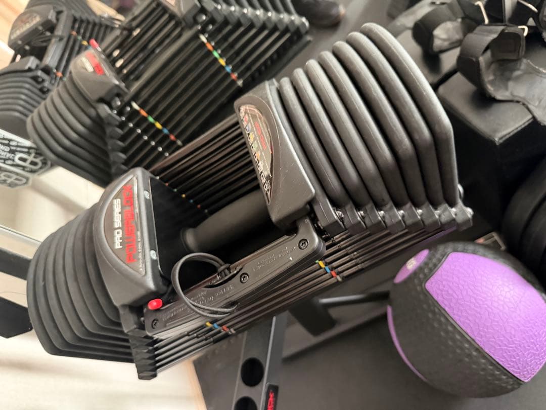 POWERBLOCK PRO EXP 可変式ダンベル 90 スタンドセット