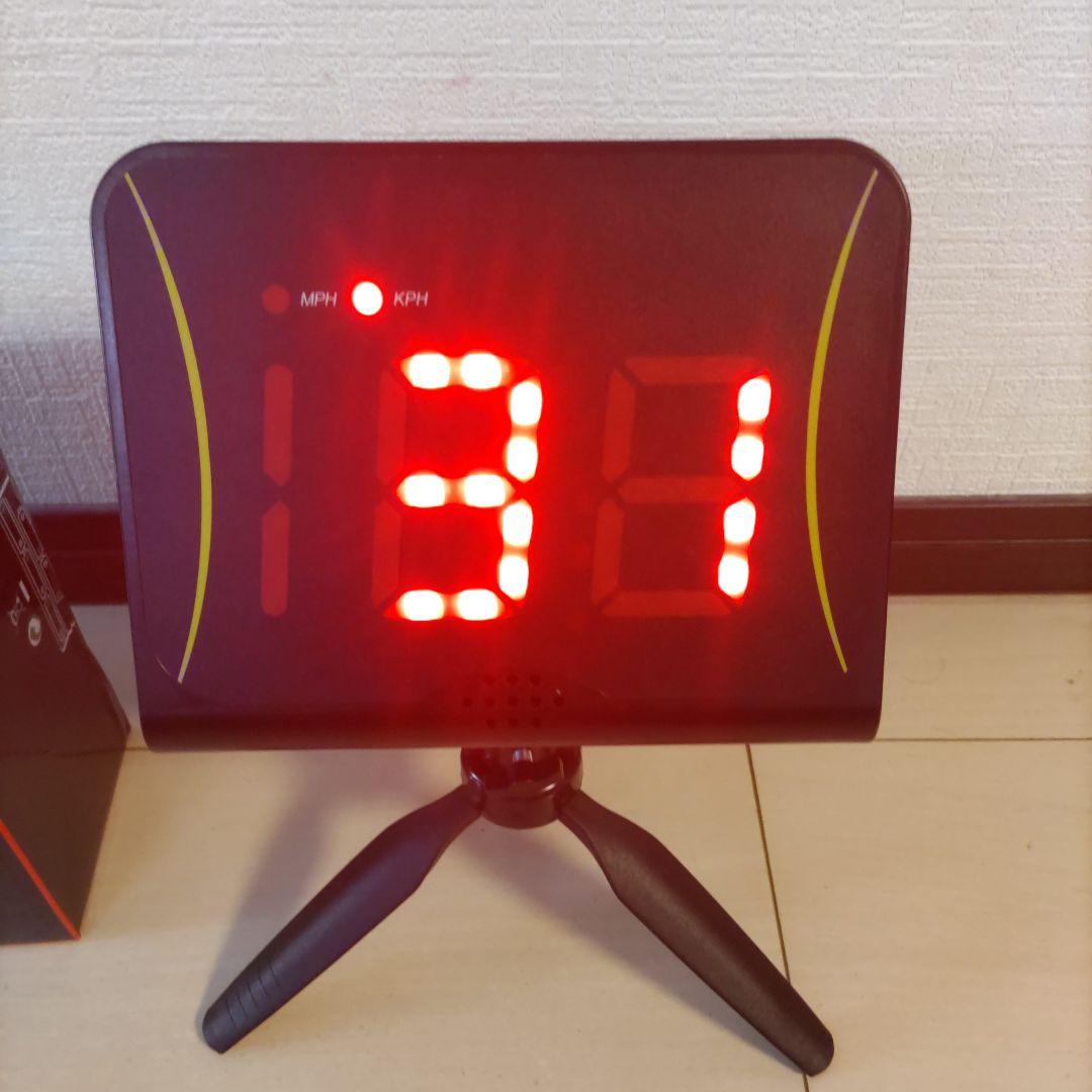 スピードガン 188 MPH/KPH表示 三脚付き