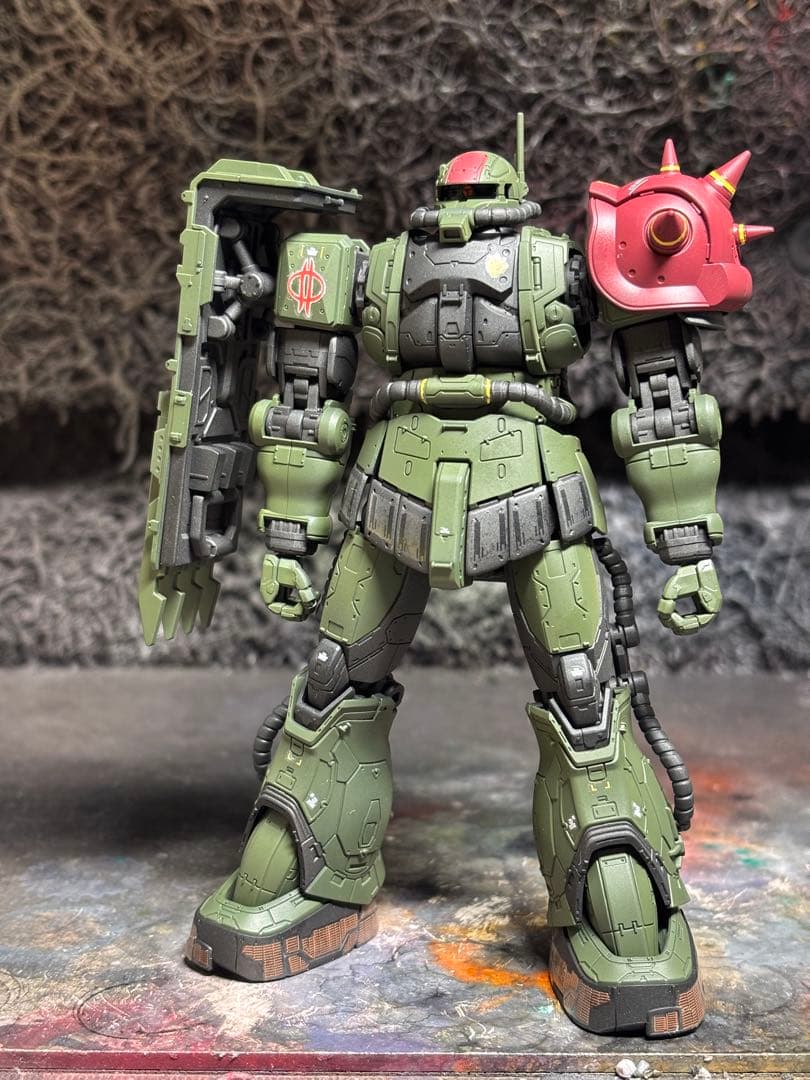 復讐のレクイエム　ザクⅡF型チャプス機全塗装完成品