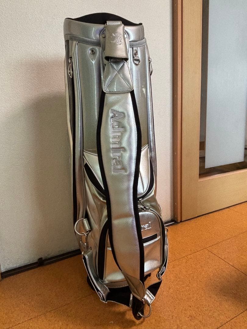 Admiral キャディバッグ シルバー 9.5型　中古品　アドミラル