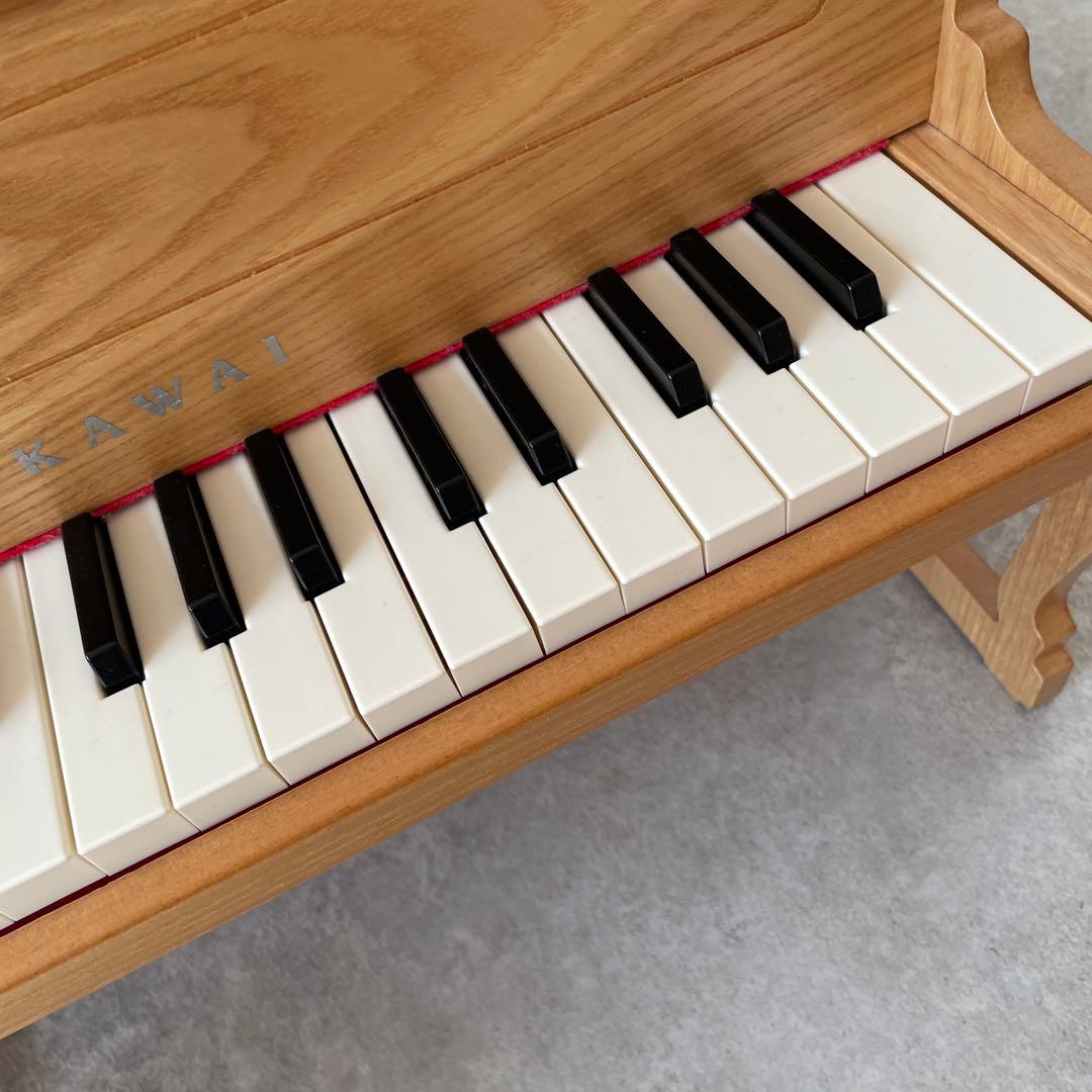 【美品】KAWAI カワイ アップライトピアノ ナチュラル ミニ ピアノ32鍵盤