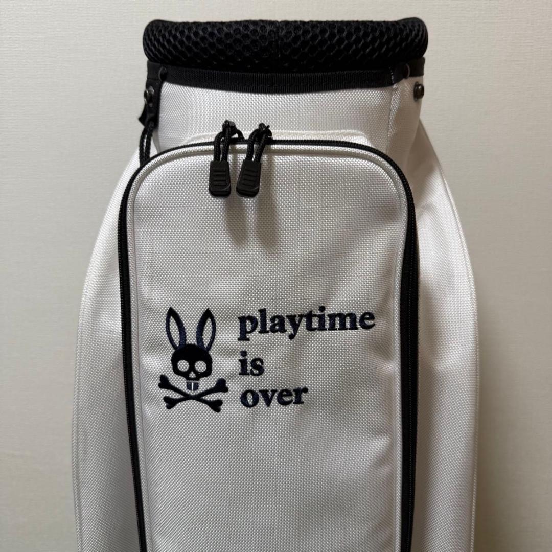 PsychoBunny サイコバニー キャディバッグ 美品 ホワイト系 軽量