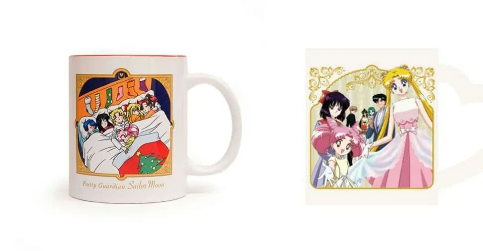 新品未開封　セーラームーンストア　クリスマス　バイカラー　4周年ハートマグセット