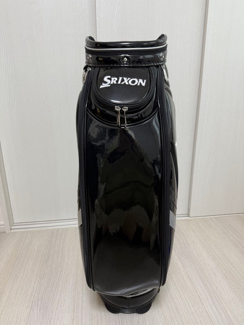 SRIXON キャディバッグ ブラック 光沢仕上げ