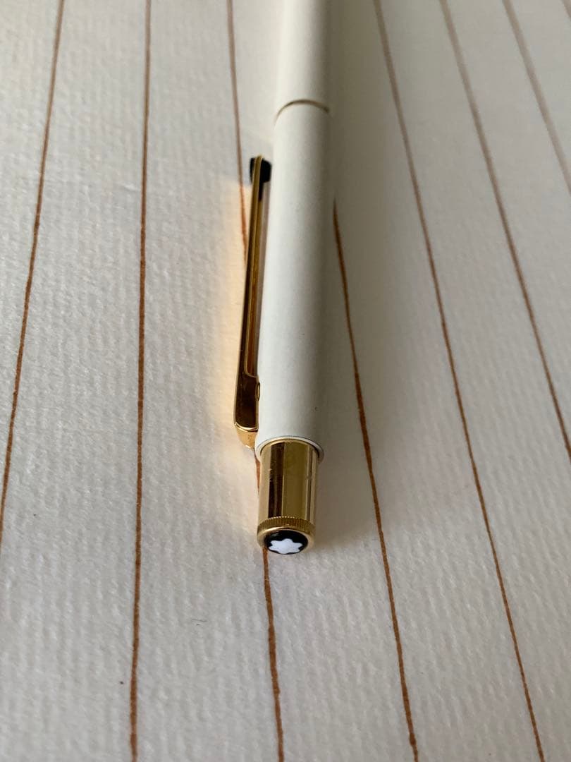 希少 モンブラン ホワイト軸 0.5シャープペンシル