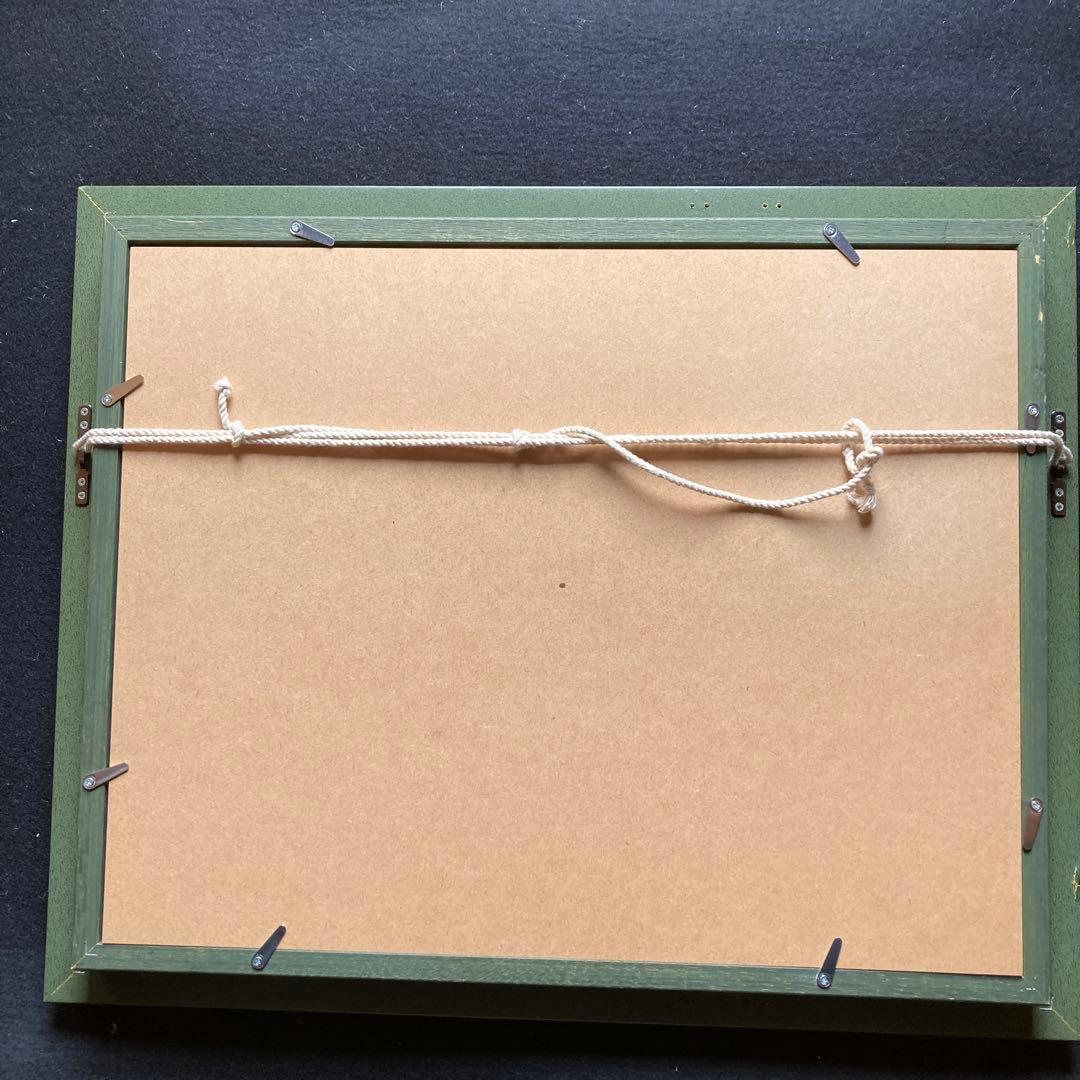 コロー「朝、 ニンフの踊り」 複製絵画 32×41CM額縁41.5×50.5CM