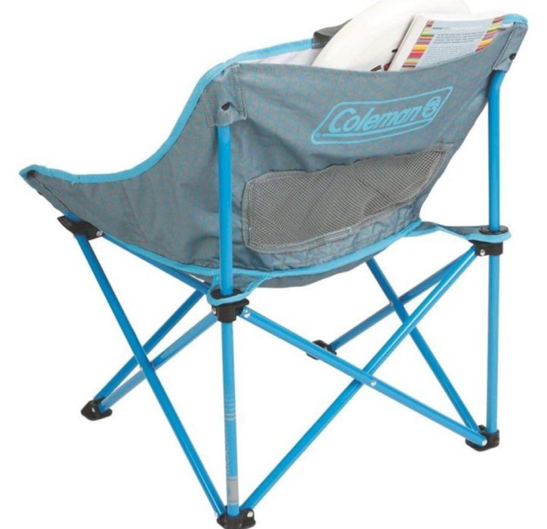 2脚セット　Coleman 折りたたみアウトドアチェア　キックバックチェア