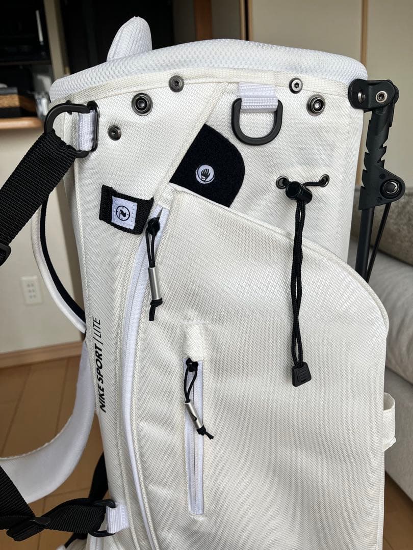 超美品希少ナイキ NIKE スタンド型キャディバッグ　軽量　スポーツライト　白
