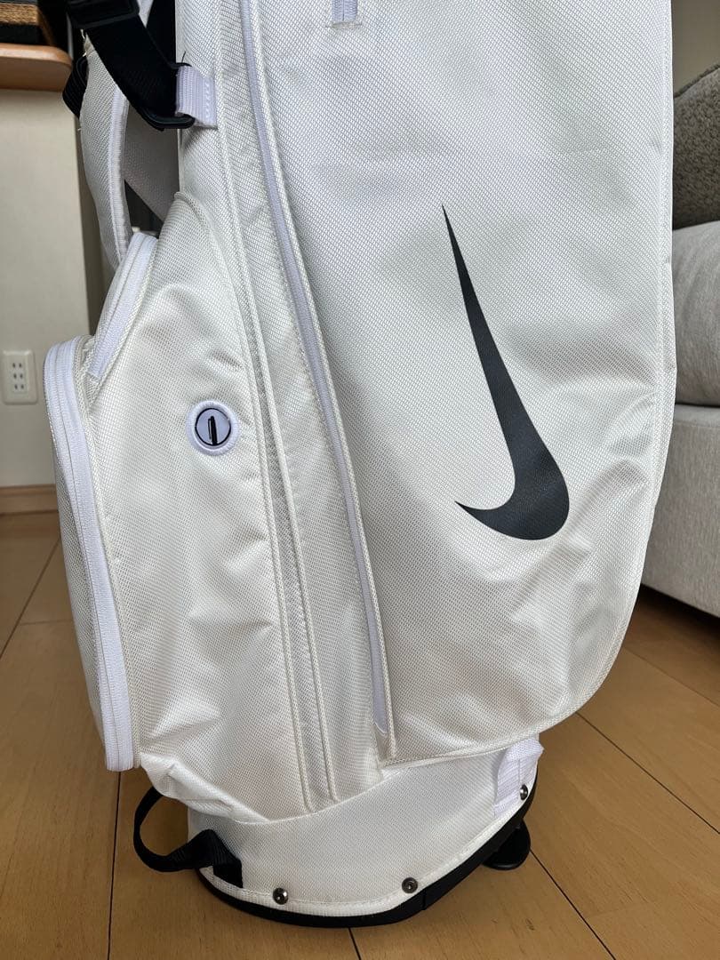 超美品希少ナイキ NIKE スタンド型キャディバッグ　軽量　スポーツライト　白