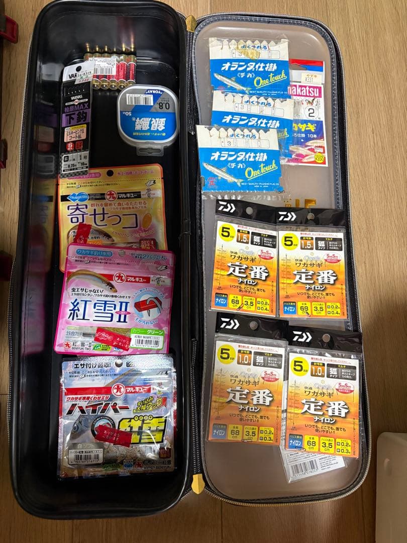 プロックス　ワカサギ釣りセット　リール　穂先　ケース　モータードライブ　PROX