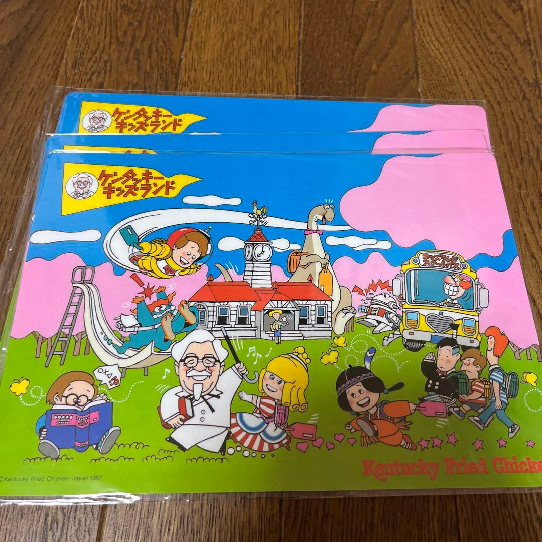 非売品　未使用　昭和レトロ　ケンタッキー　ノベルティ　コップ　袋　お子様セット箱