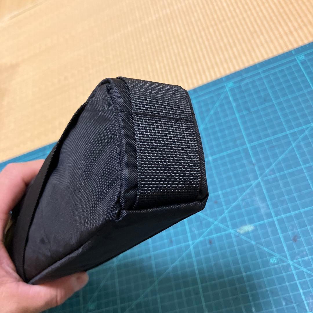 ハンドメイド　フレームバッグ　x-pac ブラック　42cm
