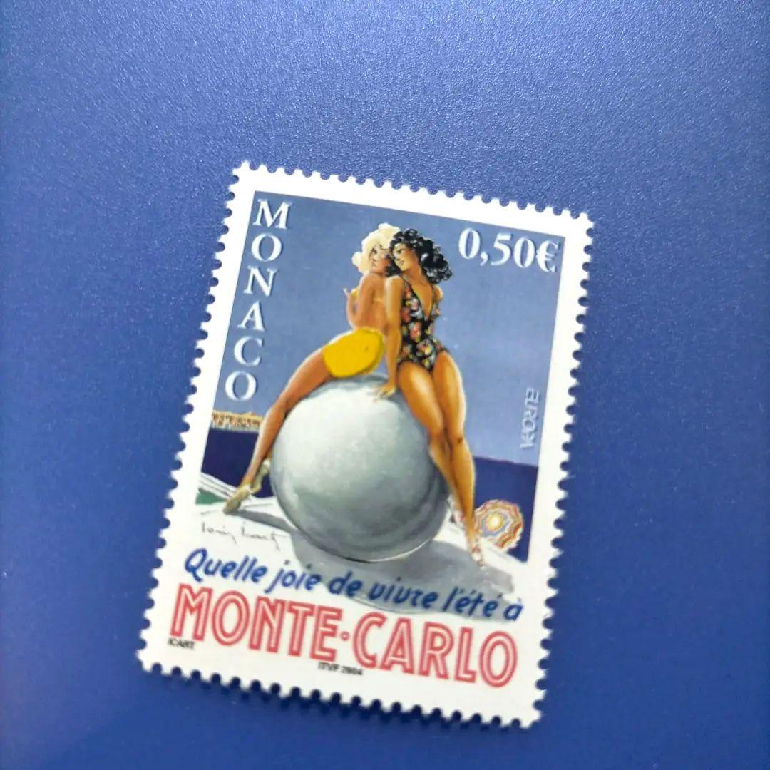 3326 外国切手 モナコ 2004年 ヨーロッパ 休日 観光 2種完