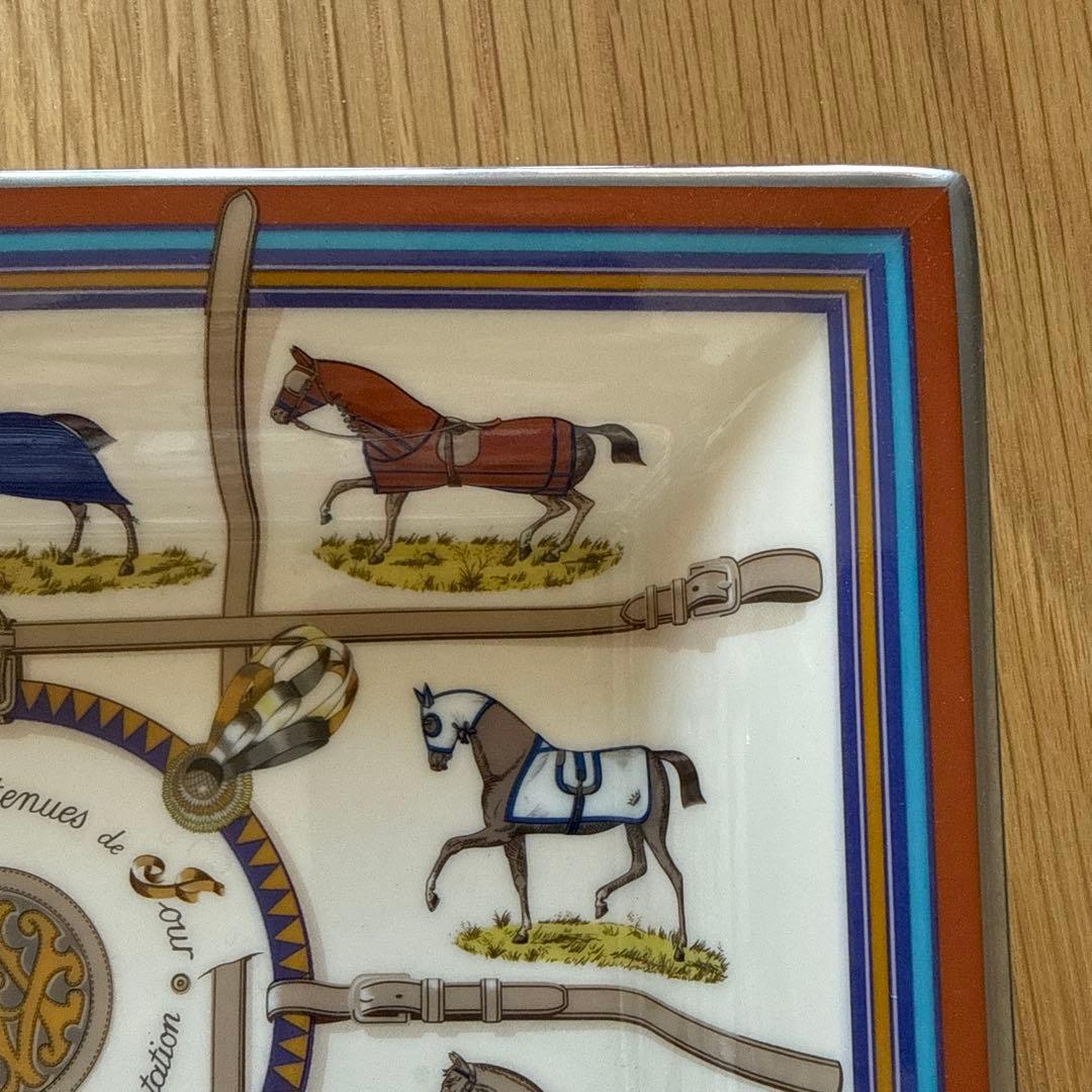 エルメス　灰皿　馬着