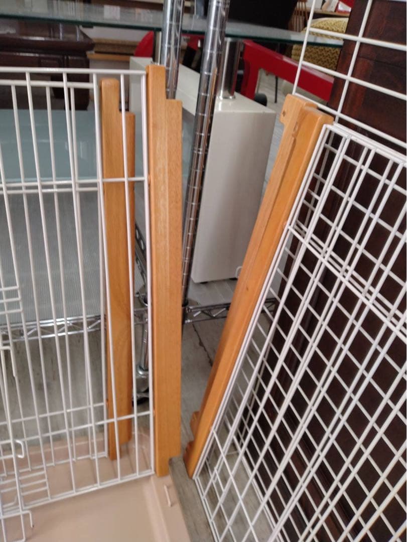 リッチェル　ペットケージ　120　屋根付　カバー付　4角木製　北九州市福岡市限定