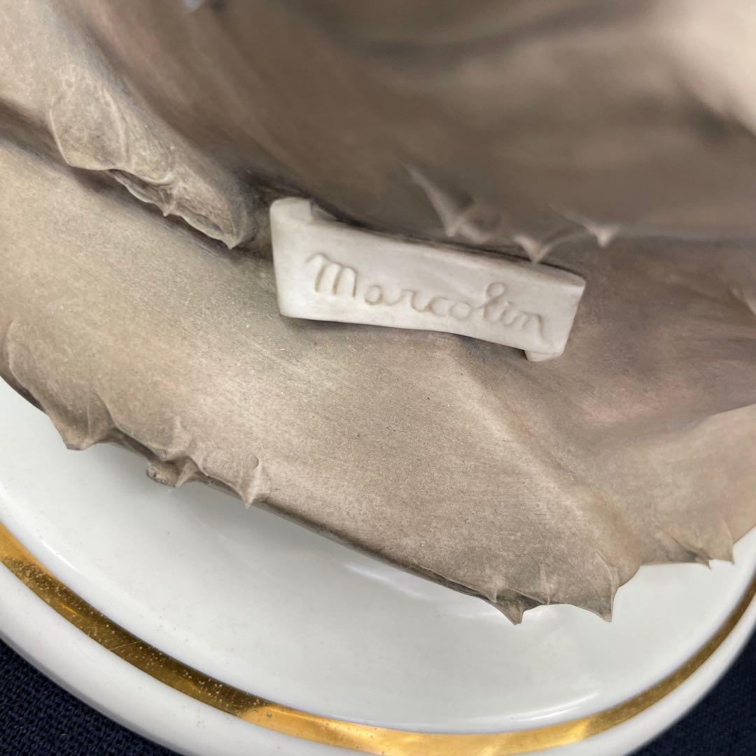 capodimonte marcolin/イタリア製、磁器人形、フィギュリン