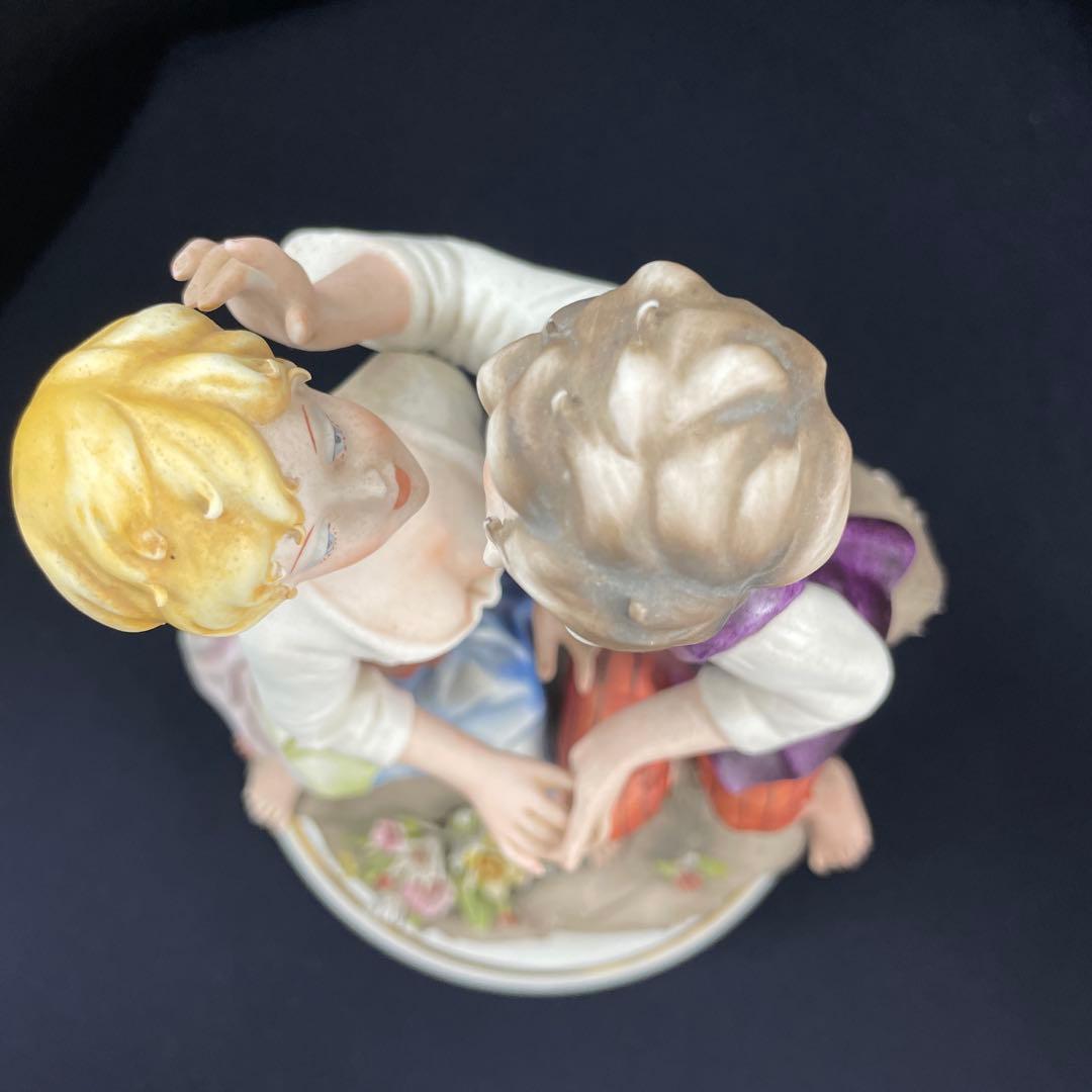 capodimonte marcolin/イタリア製、磁器人形、フィギュリン