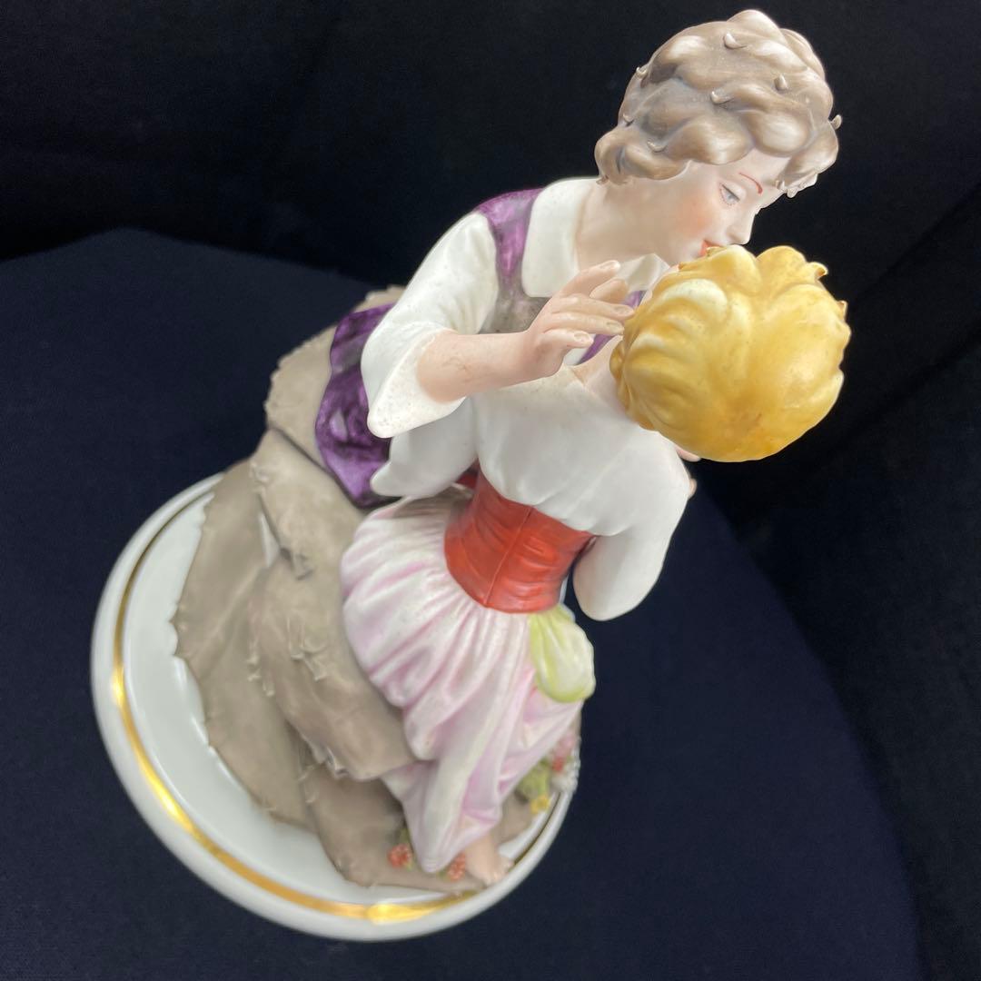 capodimonte marcolin/イタリア製、磁器人形、フィギュリン