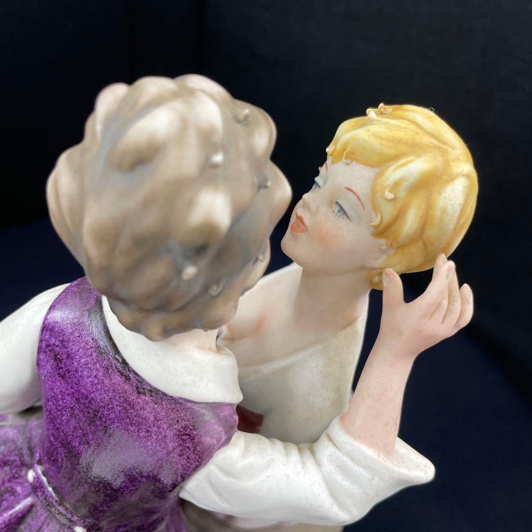 capodimonte marcolin/イタリア製、磁器人形、フィギュリン