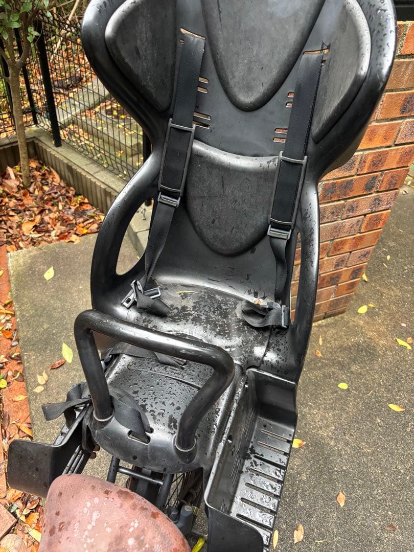 電動アシスト自転車 チャイルドシート付き ブラック