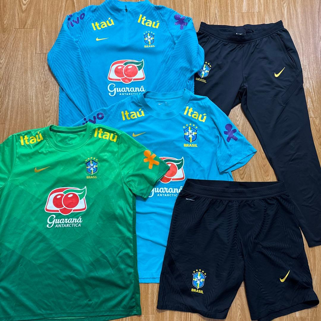 【L、XLサイズ】19-21 NIKE選手支給品ブラジル代表トレーニングウェア