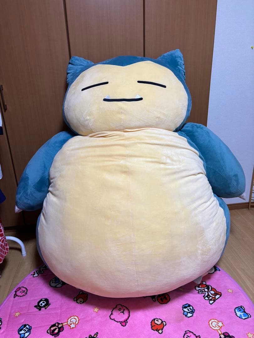 レア　絶対に起きられないカビゴンクッション　公式　プレミアムバンダイ