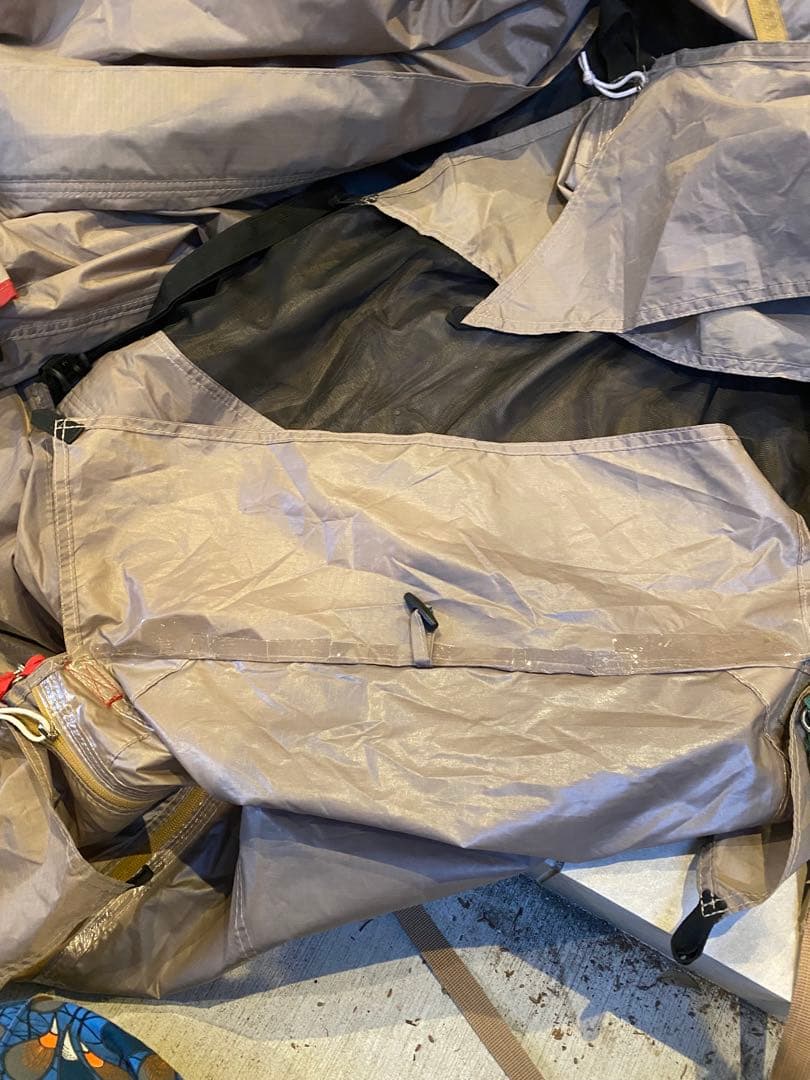 ツールームテント　グランドシート　フロアマット付き