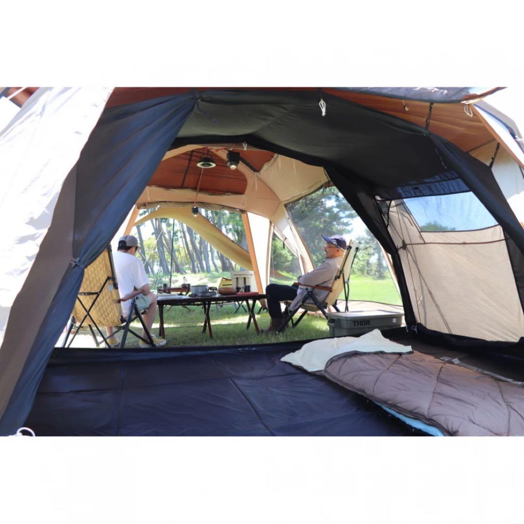 ツールームテント　グランドシート　フロアマット付き