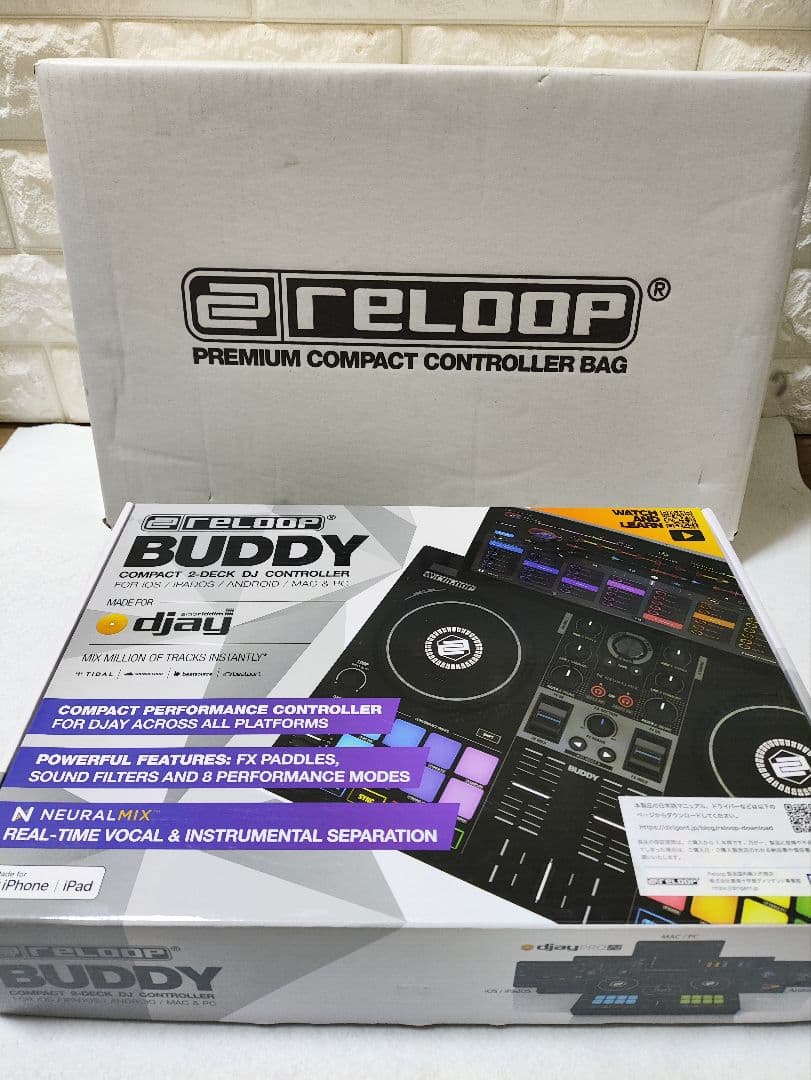 【美品・純正バッグ付】Reloop Buddy（djay Pro機能解放モデル）