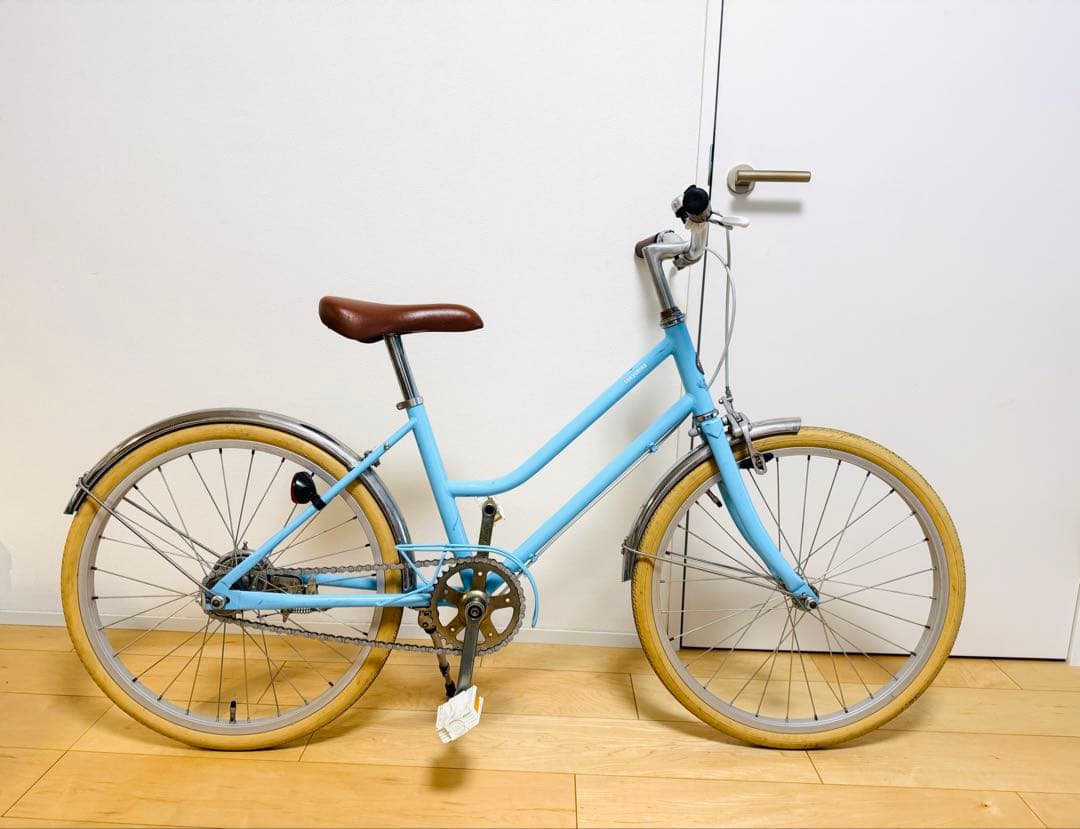 TOKYO BIKE Jr. Step 20インチ　アクア（水色）　泥除け付