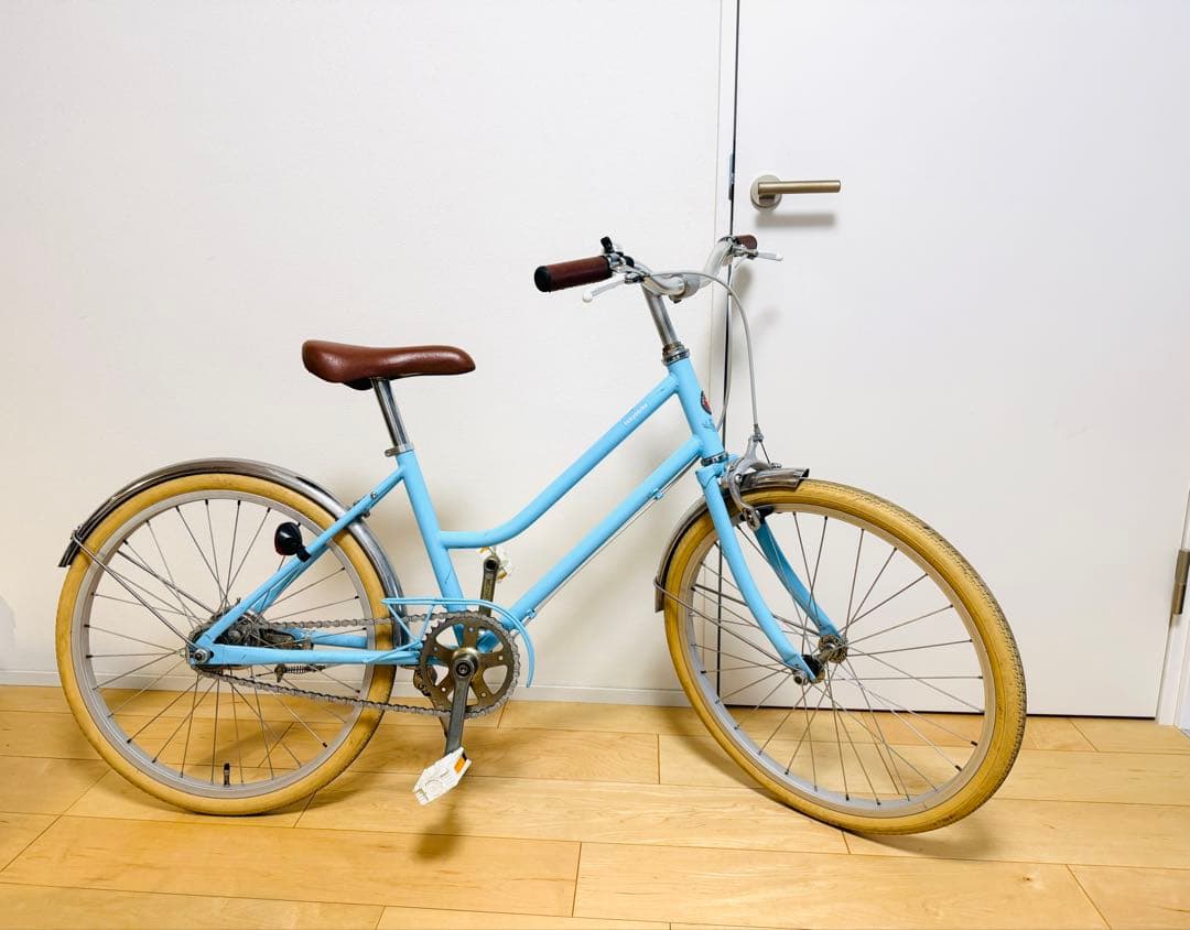 TOKYO BIKE Jr. Step 20インチ　アクア（水色）　泥除け付