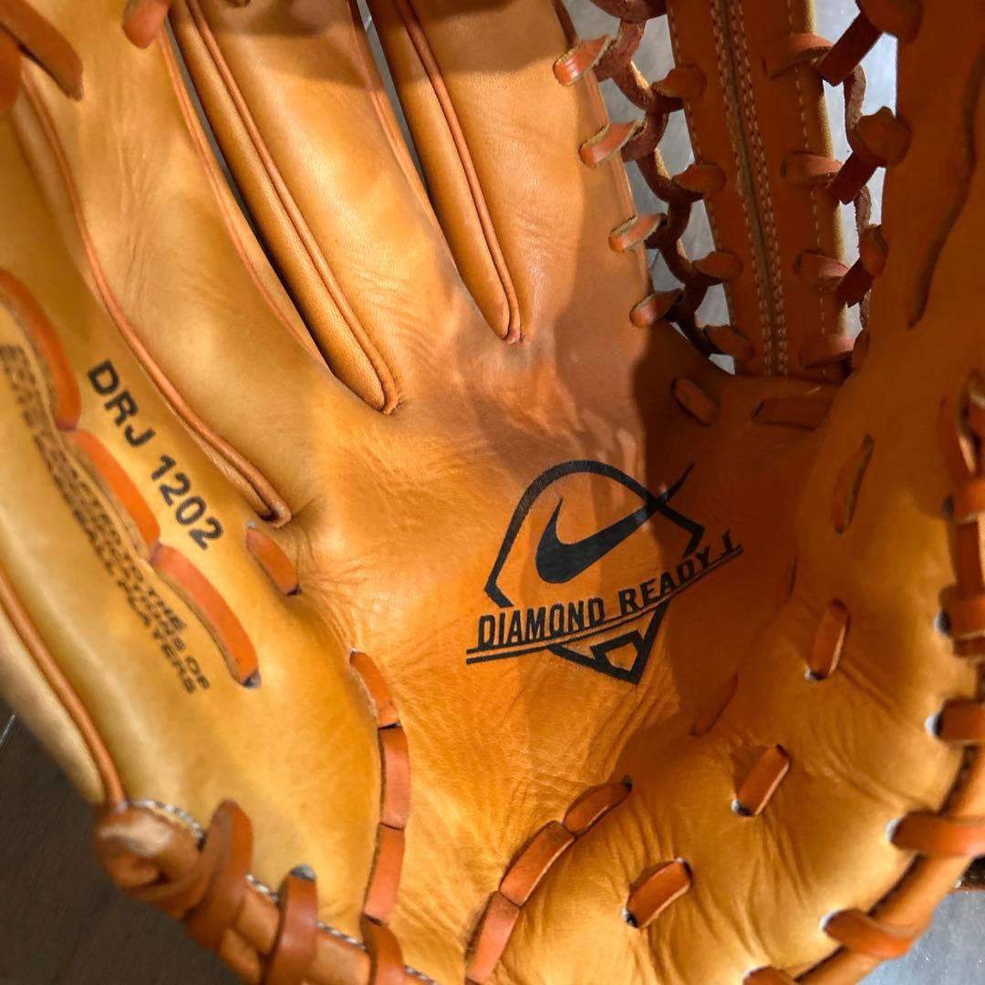 【左利き用】NIKE ダイアモンドレディーJ 軟式グローブ オレンジ