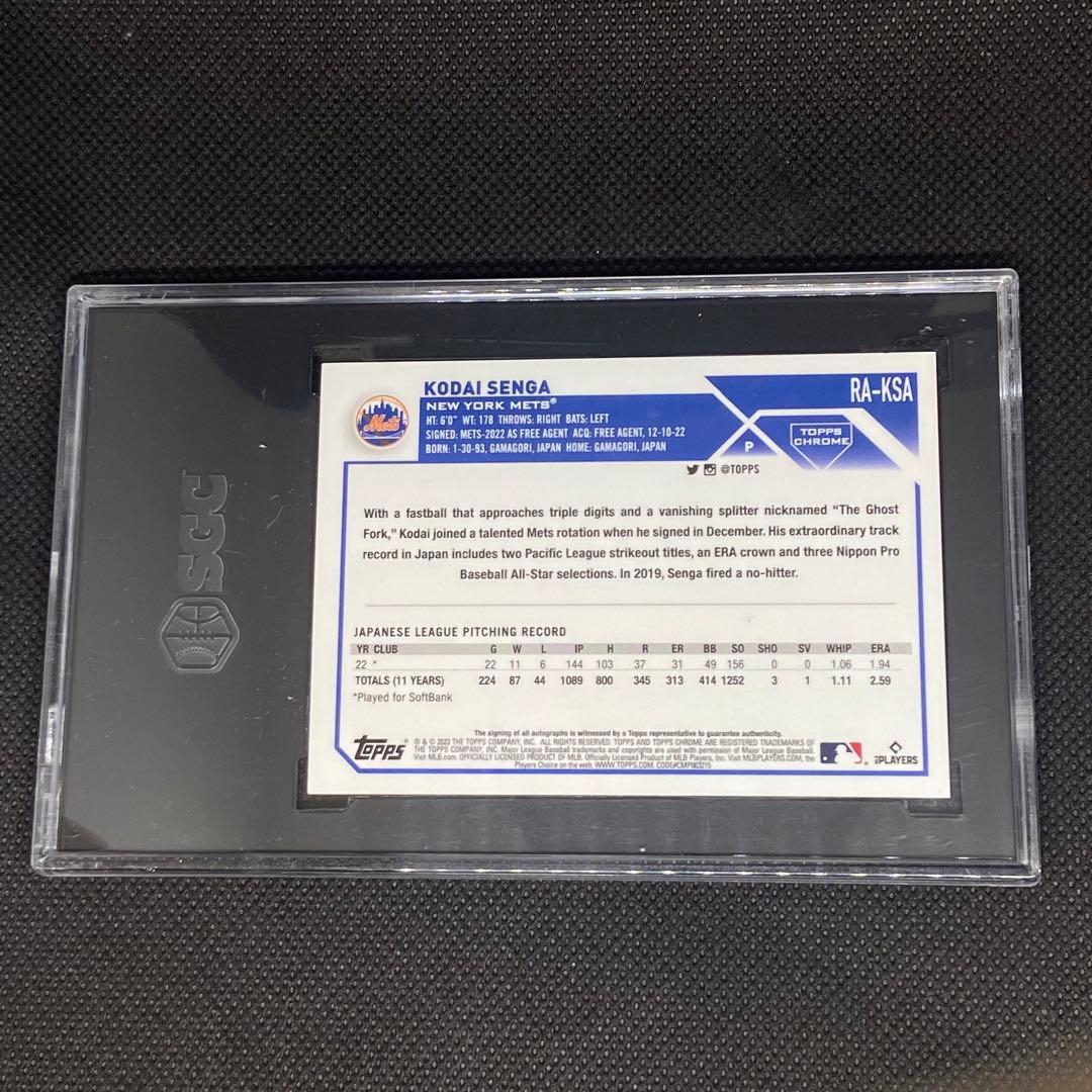 Topps Chrome メッツ 千賀滉大 直筆サインカード 世界250枚限定