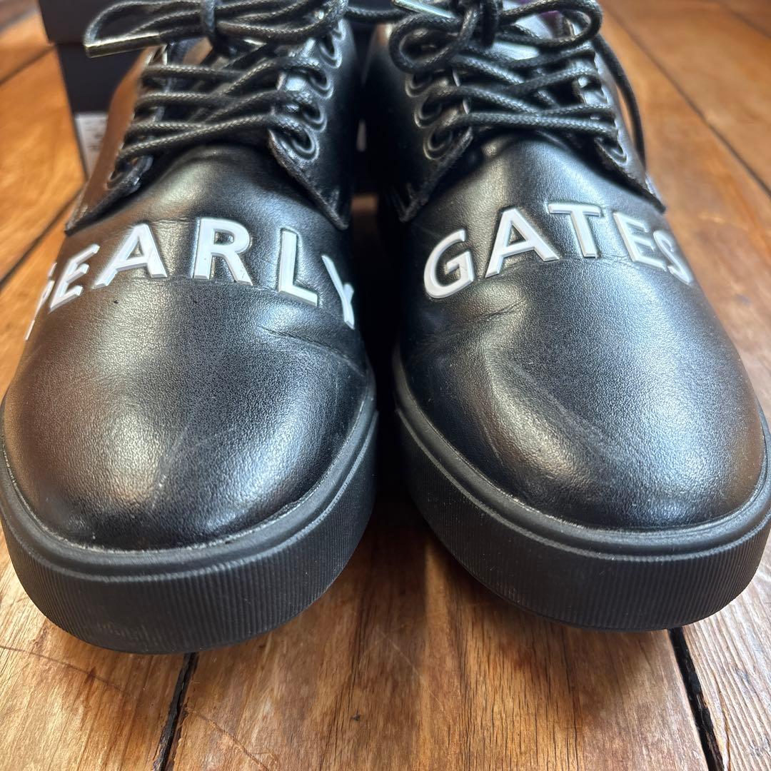 PEARLY GATES 黒 ゴルフシューズ　23cm