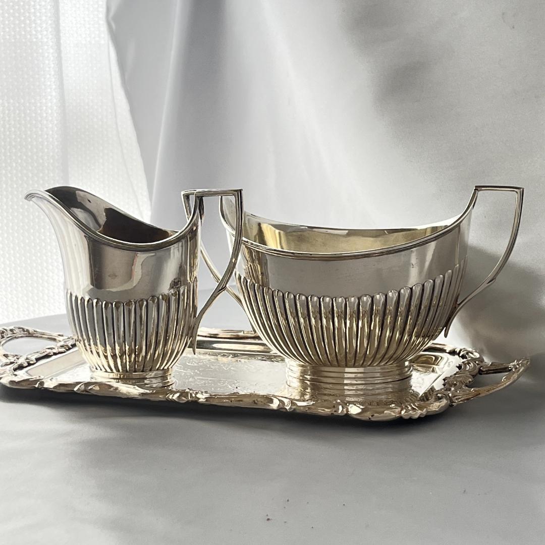 【Ramsay Dundee】クイーンアンスタイル ミルクジャグ /シュガーボウ