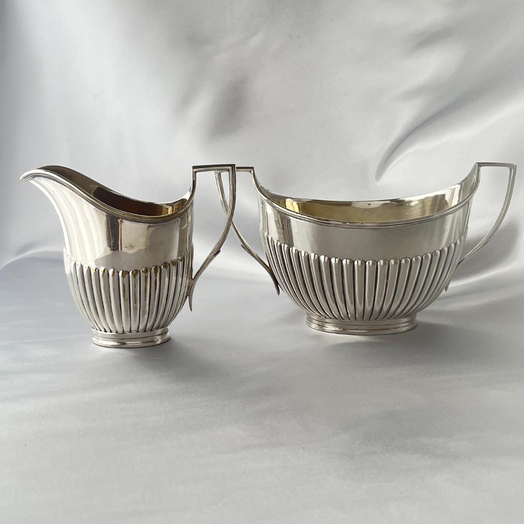 【Ramsay Dundee】クイーンアンスタイル ミルクジャグ /シュガーボウ