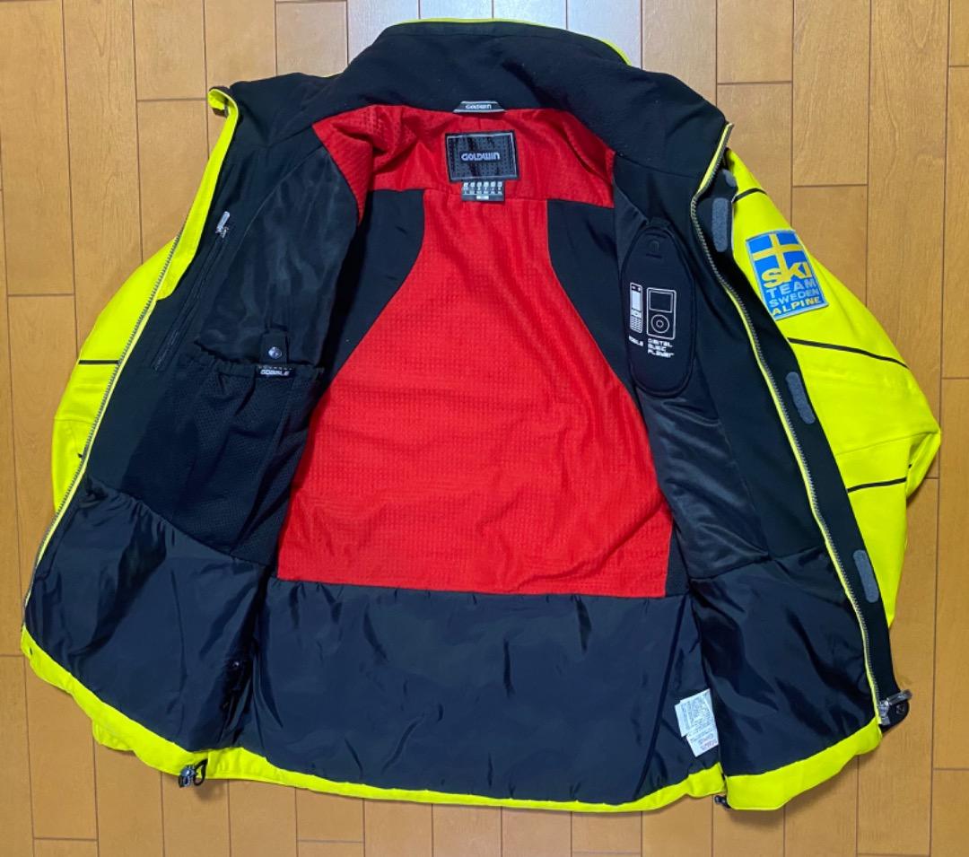 GOLDWIN スキーウェア ジャケット イエロー XL ユーズド