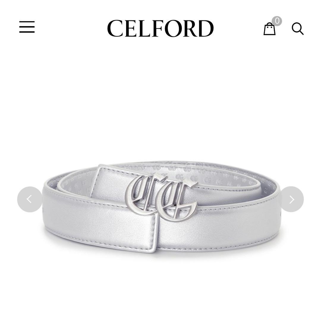 【極美品】完売品 CELFORD GOLF フリルワンピース ベルト 3点セット